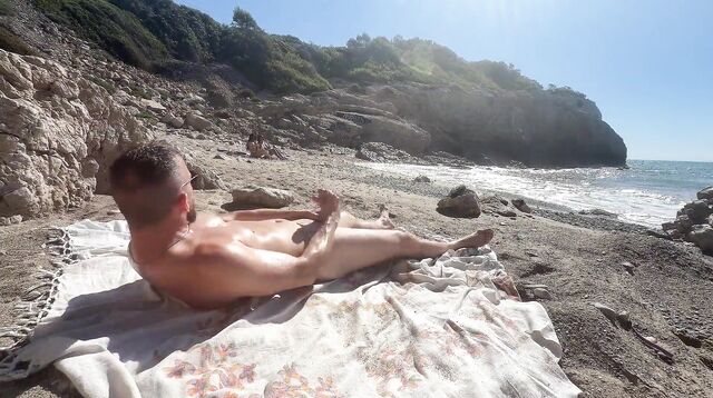 Brazilian women having sex with foreign men on a nudist beach