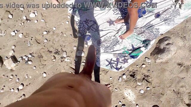 Brazilian women having sex with foreign men on a nudist beach