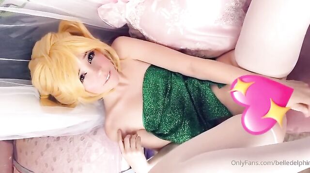 Belle Delphine Uses A Dildo As Tinker Bell